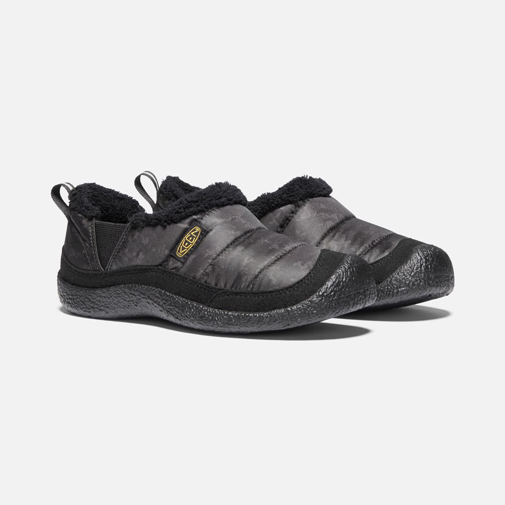 Slip-On Keen Enfant Noir/Jaune | Howser Ii | IZKHU-3487